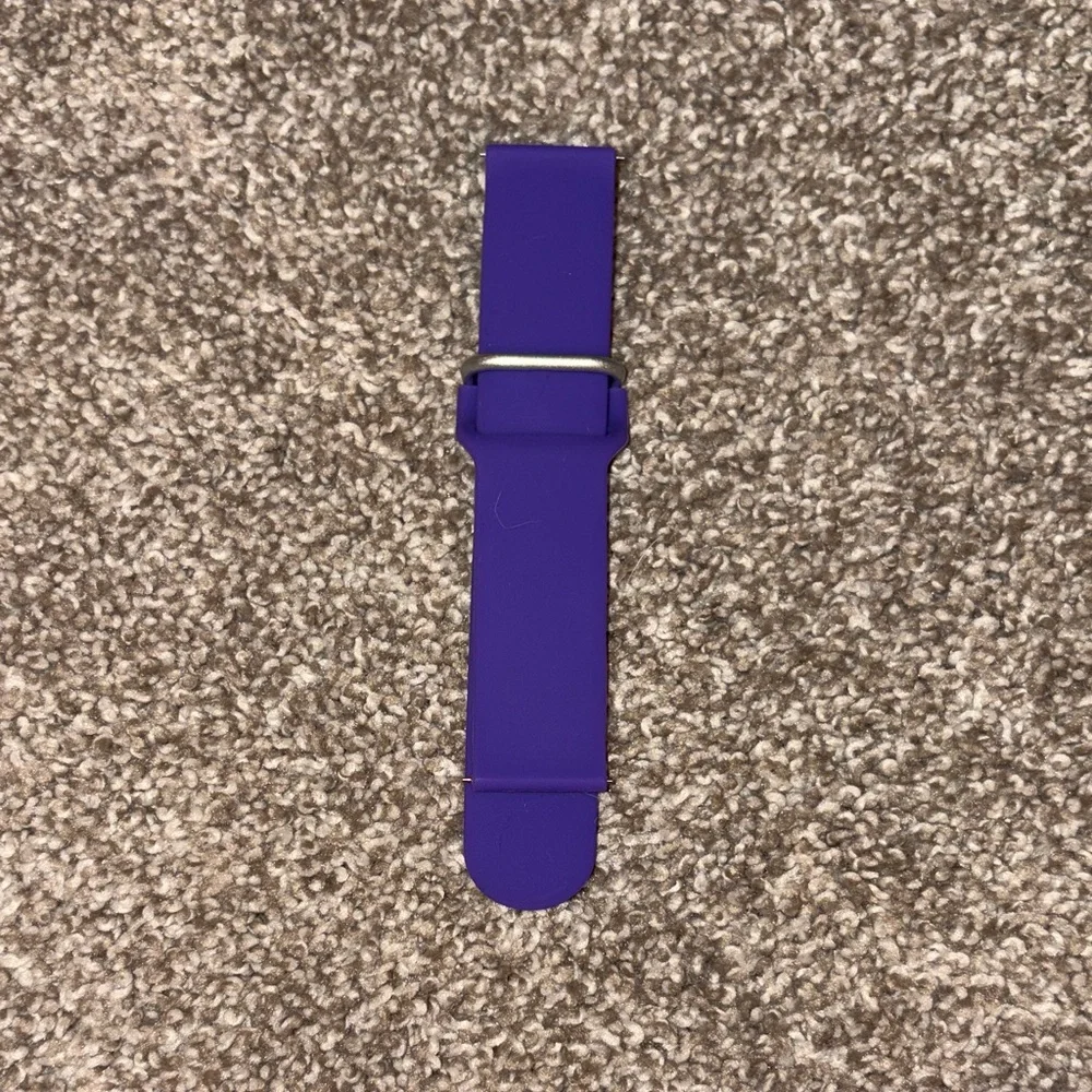 Purple Silicone Wristband Strap for Smartwatches